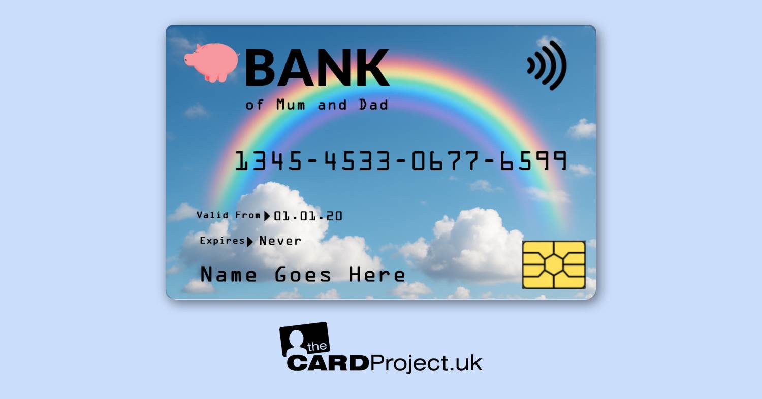 Kids Rainbow Toy Credit Card